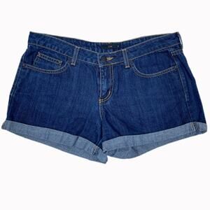 Lux Dark Wash Denim Shorts Sz 8